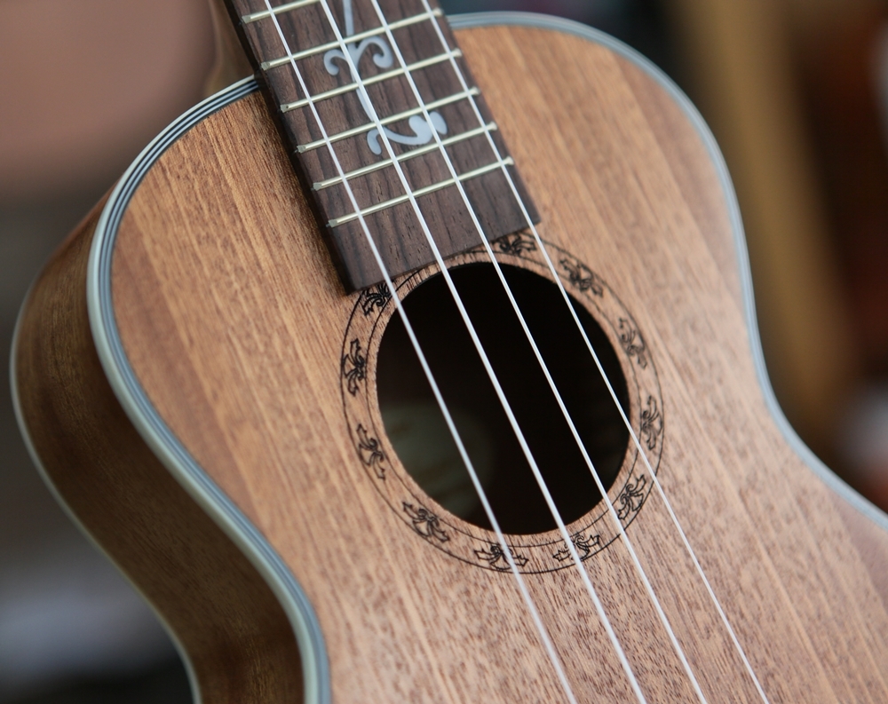 Better UK201 Concert Ukulele Aquila Strings, Pearloid Neck eBay