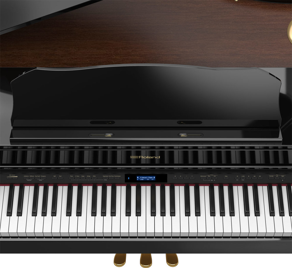 Roland GP607PE Digital Grand Piano Including RP30 Adjustable Piano Stool 10 Year Warantee